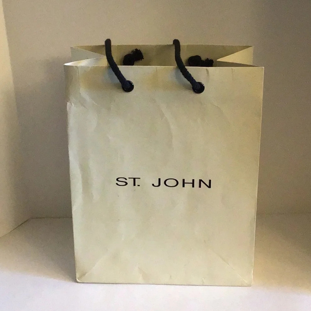 St. John paper shopping gift bag only